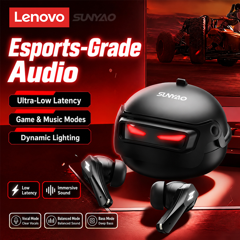Bluetooth Headset On Ear - Fone de ouvido para jogos Lenovo