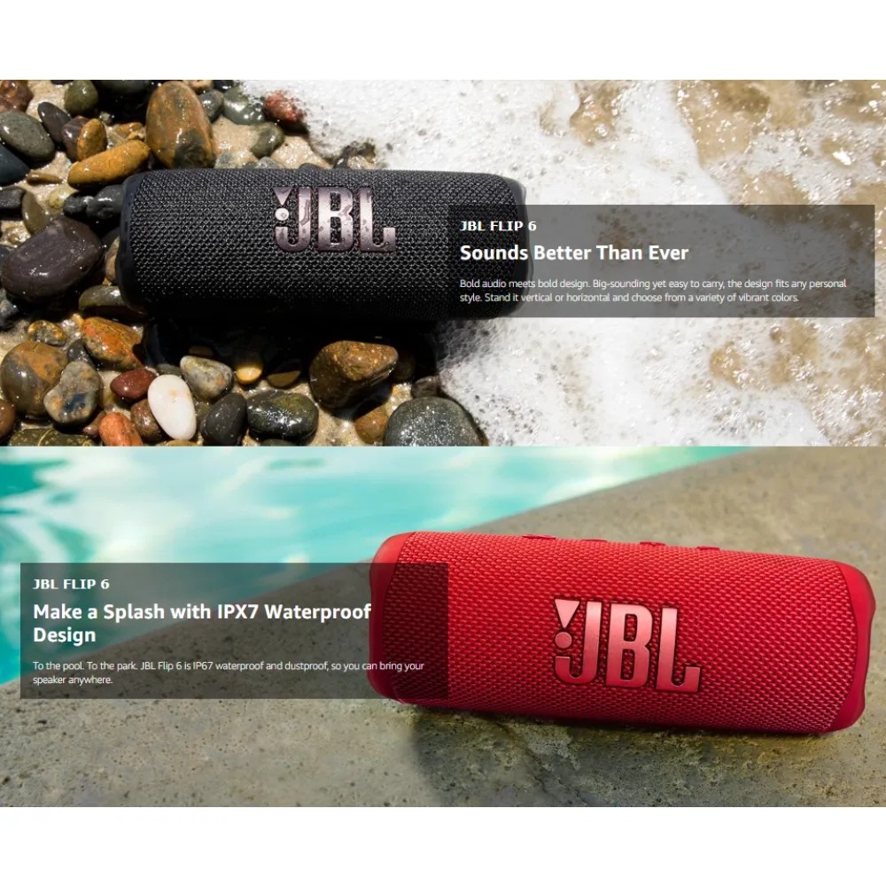 Coluna Bluetooth JBL FLIP6 com - Jbl Speaker Flip 6 avaliação e preço