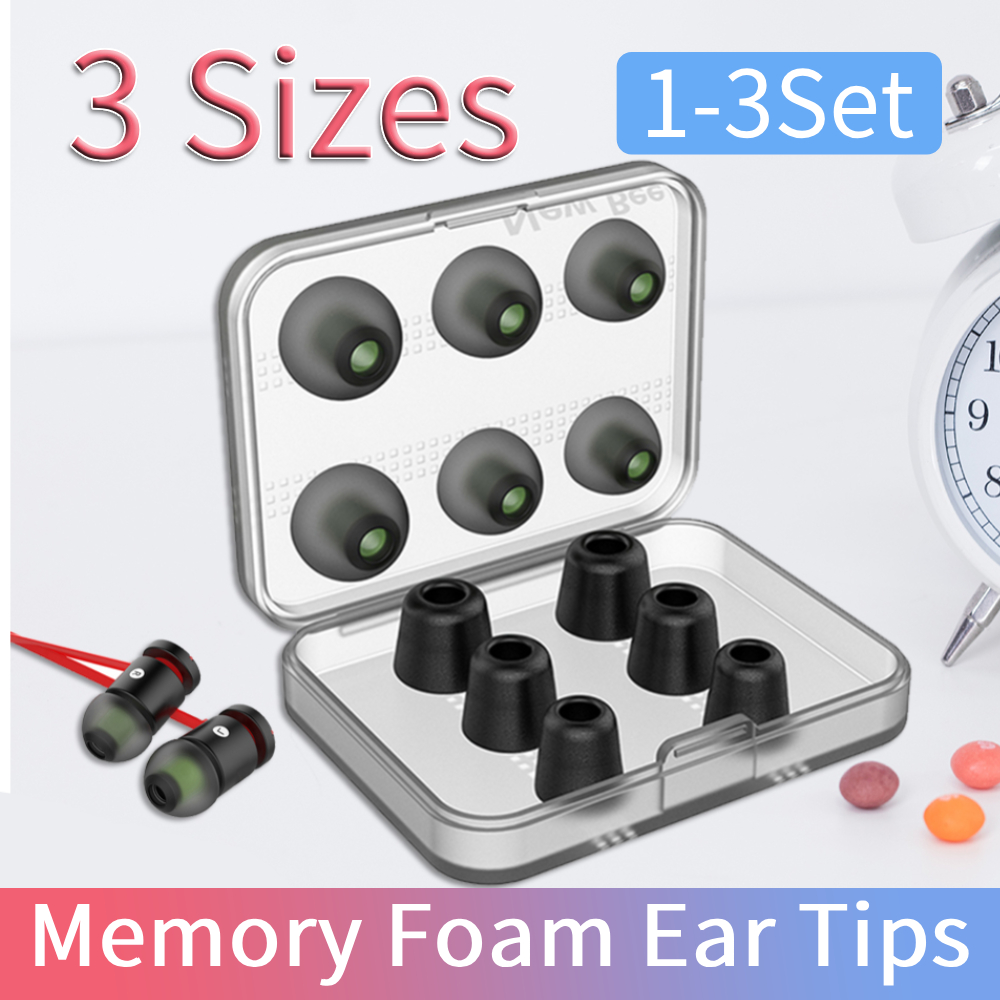 1-3 Conjuntos de Pontas de Esp - Earphone Foam Tip avaliação e preço